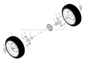 Page G Diagram and Parts List for 8527SBEB 8527 SBEB 96193001100 -2005-12 Husqvarna Snow Blower