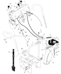 Page C Diagram and Parts List for 8527SBE 8527 SBE 927SBE -96193000300 -2006-05 Husqvarna Snow Blower