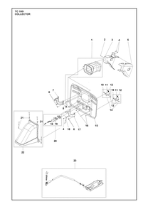 Part Location Diagram of 531148124 Husqvarna Spring