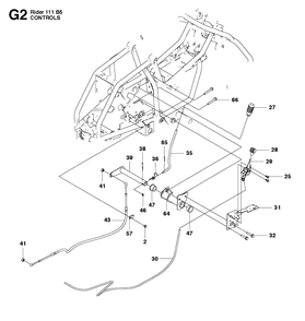 Part Location Diagram of 574377801 Husqvarna Spring