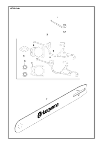 Tools Diagram and Parts List for K970IICHAIN 2015-03 Husqvarna Circular Saw