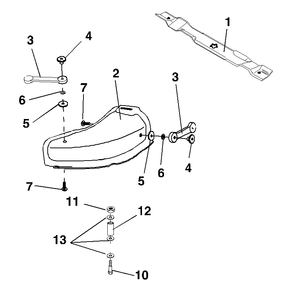 Repair Parts Diagram and Parts List for MK48 2003-07 Husqvarna Lawn Tractor Accessories