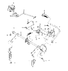 Brake/lift Diagram and Parts List for 967844901-00  Husqvarna Lawn Mower