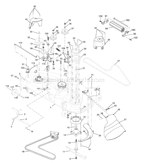 Page G Diagram and Parts List for GTH2248XPA (954567888) (2002-01) Husqvarna Lawn Tractor
