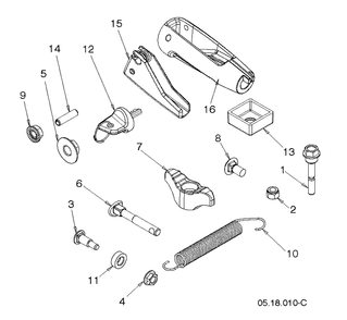 Accessories Diagram and Parts List for ST427T  Husqvarna Snow Blower