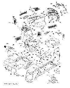 Chassis And Enclosures Diagram and Parts List for YTH2754T (96041022101)(2012-12) Husqvarna Lawn Tractor