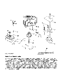 Engine Diagram and Parts List for YTH22V42-96043017301  Husqvarna Lawn Tractor
