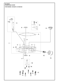 Part Location Diagram of 536564701 Husqvarna Dipstick