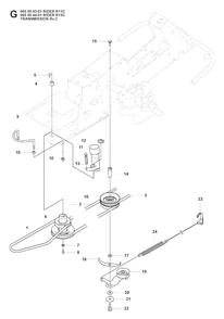 Part Location Diagram of 544238801 Husqvarna Spring