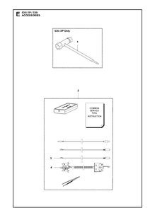 Accessories Diagram and Parts List for 330I  Husqvarna Chainsaw