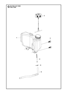 Part Location Diagram of 599349348 Husqvarna Tube