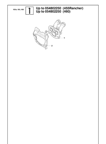 Service Update 2 Diagram and Parts List for 455E 2009-10 Husqvarna Chainsaw