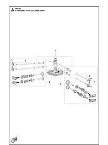 Part Location Diagram of 529458901 Husqvarna Push rod guide plate