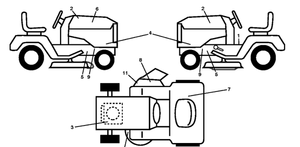 Part Location Diagram of 598491401 Husqvarna Decal
