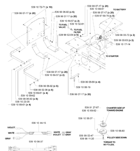 Kawasaki Engine Assembly Diagram and Parts List for IZ6123 (968999259)(2005-03) Husqvarna Lawn Mower