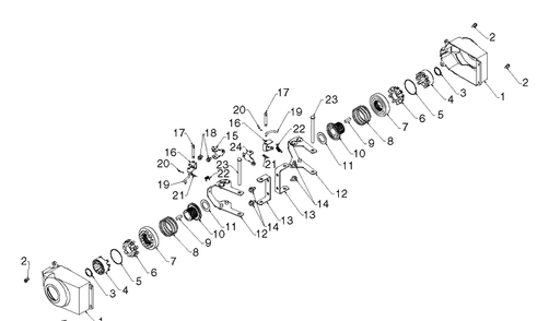 Wheels And Tires Diagram and Parts List for ST268EP (96191003806)(2012-09) Husqvarna Snow Blower