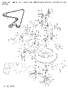 Mower Deck / Cutting Deck Diagram and Parts List for CTH220TWIN (96061019001)(2007-05) Husqvarna Lawn Tractor