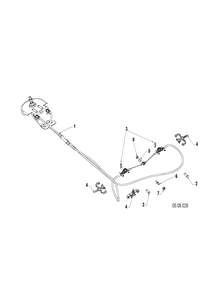 Control Panel And Discharge Chute 11 Diagram and Parts List for ST230  Husqvarna Snow Blower
