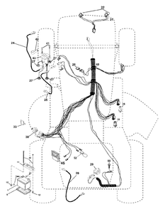 Electrical Diagram and Parts List for LTH2042 (954571953-A)(2003-12) Husqvarna Lawn Tractor