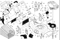 Page B Diagram and Parts List for 87521 RES 2007-02 Husqvarna Lawn Mower