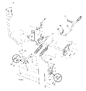 Mower Lift / Deck Lift Diagram and Parts List for GTH260TWIN (96041004504)(2010-03) Husqvarna Lawn Tractor
