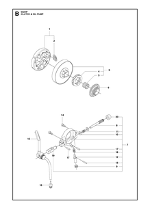 Part Location Diagram of 503624902 Husqvarna 