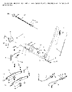 Mower Lift / Deck Lift Diagram and Parts List for CTH220TWIN (96061019100, 960610191)(2007-04) Husqvarna Lawn Tractor
