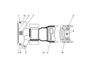 Wheels / Decals 1 Diagram and Parts List for 1330SBEXP (96193001903)(2007-11) Husqvarna Snow Blower