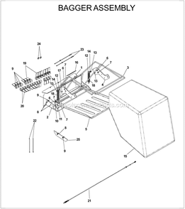 Part Location Diagram of 539091111 Husqvarna Spring Tine