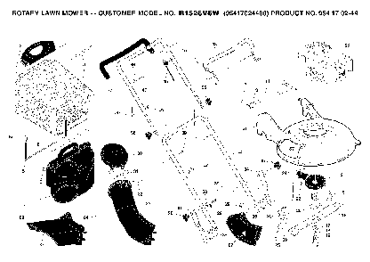 Part Location Diagram of 532195534 Husqvarna Operators Manual