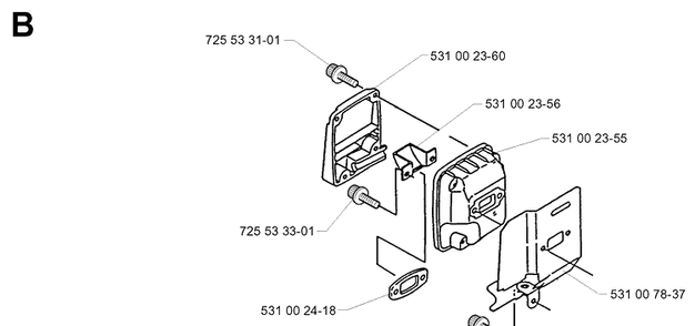 Part Location Diagram of 531007837 Husqvarna 