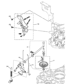 Part Location Diagram of 596849201 Husqvarna Throttle Lever