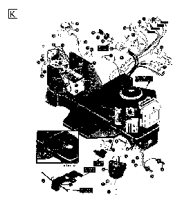 Electrical Diagram and Parts List for LT4140H 1995-03 Husqvarna Lawn Tractor