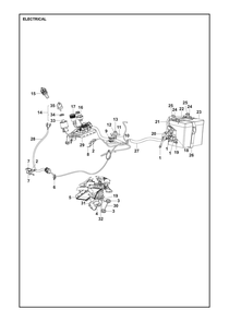 Electrical Diagram and Parts List for R316TSXAWD2019-2021  Husqvarna Lawn Tractor