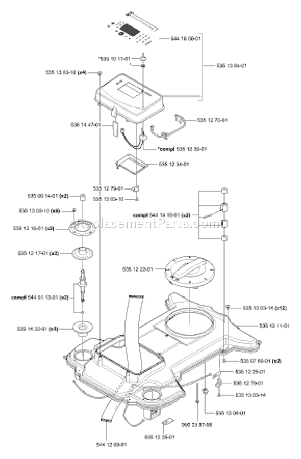 Page I Diagram and Parts List for AUTOMOWER (Generation 2) (2006-02) Husqvarna Lawn Mower