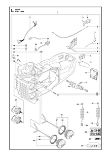 Part Location Diagram of 537192301 Husqvarna 