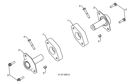 Auger Housing / Impeller Assembly 2 Diagram and Parts List for 14527SBLS (961930049)(2009-07) Husqvarna Snow Blower