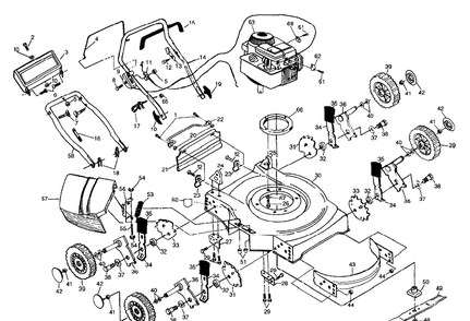 Part Location Diagram of 532147521 Husqvarna Cover