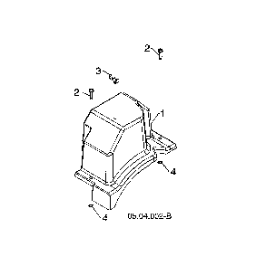 Belt cover Diagram and Parts List for 96193009605  Husqvarna Snow Blower