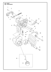Part Location Diagram of 596302401 Husqvarna Washer