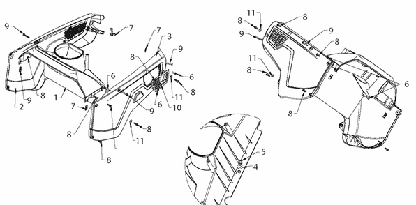 Engine Diagram and Parts List for ST121E (96183000102)(2012-09) Husqvarna Snow Blower