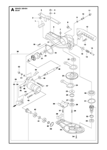 Crankshaft Diagram and Parts List for 325HE3 (966787601)(20150100001-current) Husqvarna Hedge Trimmer