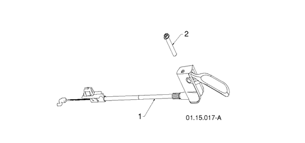 Control Panel And Discharge Chute 3 Diagram and Parts List for 1827EXLT (96193007701)(2012-09) Husqvarna Snow Blower