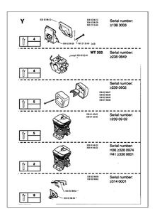 Service Updates 2 Diagram and Parts List for 36 19941800001-Current Husqvarna Chainsaw