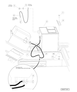 Battery Gasoline Vehicles Diagram and Parts List for HUV4421GXP 2006-11 Husqvarna Lawn Tractor