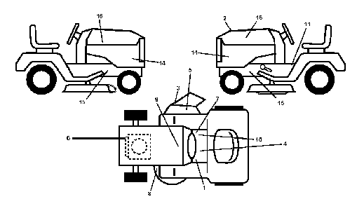 Decals Diagram and Parts List for YTH200TWIN (96041006302)(2009-10) Husqvarna Lawn Tractor
