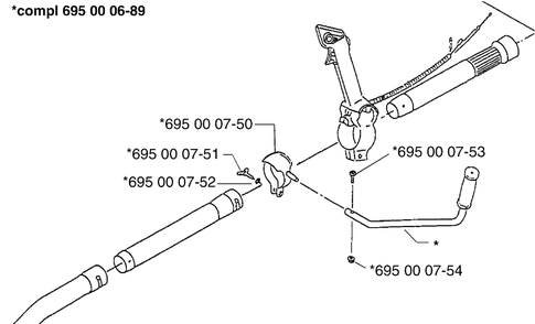 Part Location Diagram of 695000751 Husqvarna SCREW