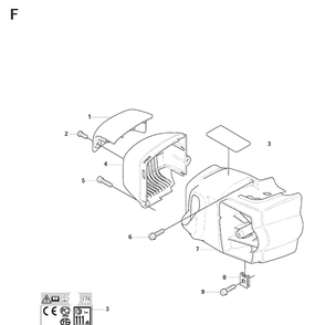 Part Location Diagram of 5871138-01 Husqvarna Label