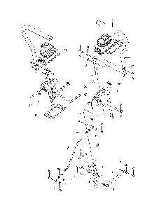 Steering Diagram and Parts List for Z246-967271401-00  Husqvarna Lawn Mower