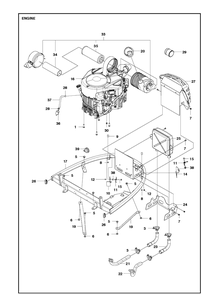 Part Location Diagram of 576878201 Husqvarna Support